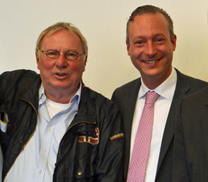 CDU Kreisgeschäftsführer Uwe Voss gratuliert dem neuen CDU Landesgeschäftsführer Dr. Axel Bernstein MdL