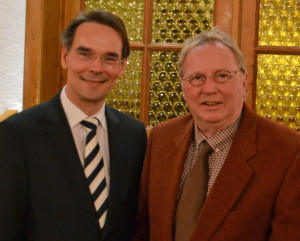 Bad Segebergs CDU Vorsitzender Uwe Voss freut sich auf den Besuch seines Landesvorsitzenden Ingbert Liebing MdB.